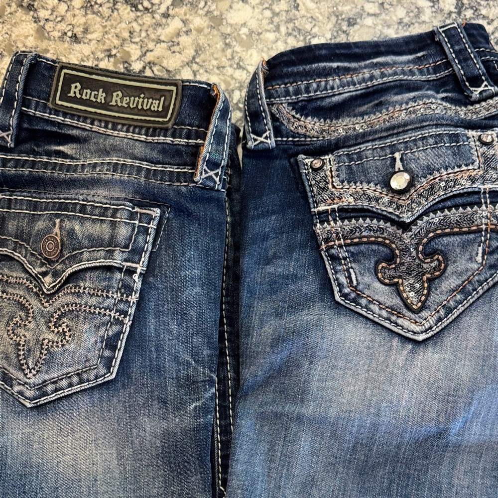 Rock Revival Dark Wash Women's Jeans